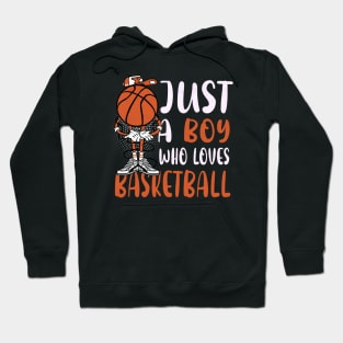 Just A Boy Who Loves Basketball Hoodie